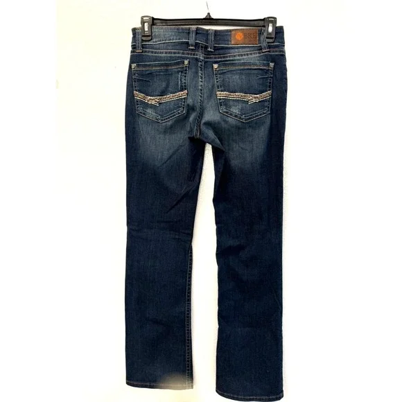 Buckle BKE Denim Scarlett Size 29R Bootcut Stretch Dark Wash Jeans‎ - Picture 3 of 11